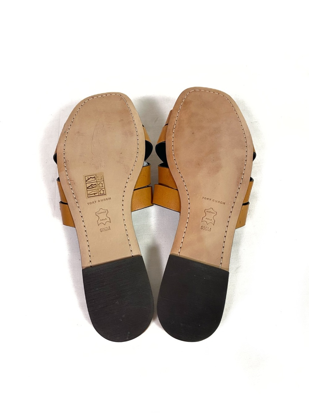 Tory Burch City Slide Sandals Tan - Picture 6 of 8
